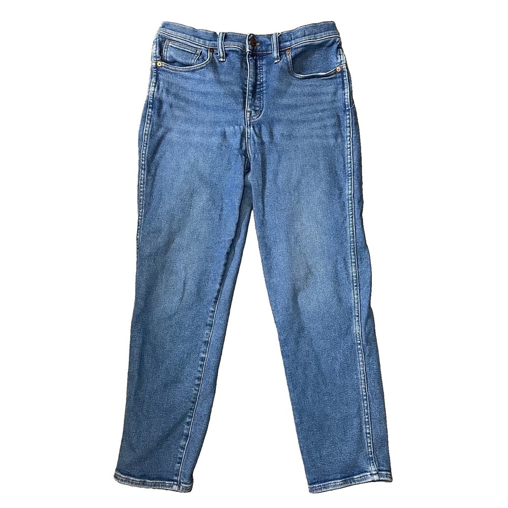 Madewell Women's 29 Stovepipe Denim Blue Jeans Medium Wash Minimalist